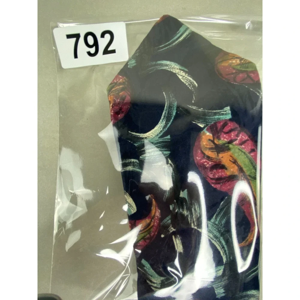 Carlos Tomasini Mens‎ Silk Tie Navy Abstract Artistic Artsy Paisley USA 58x4
